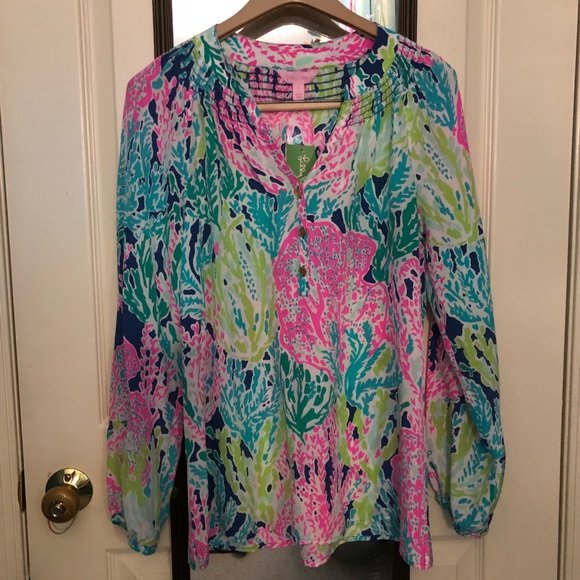 Lilly Pulitzer Tops - NWT Lilly Pulitzer Lets Cha Cha Elsa Size Small Lilly Pulitzer Tops - NWT Lilly Pulitzer Lets Cha Cha Elsa Size Small